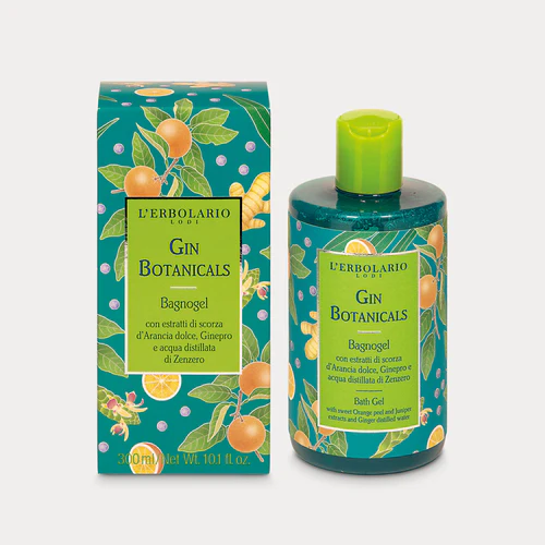 Джин - Душ гел 300 мл. L'Erbolario Gin-botanicals Гел за вана и душ 300 мл. флакон