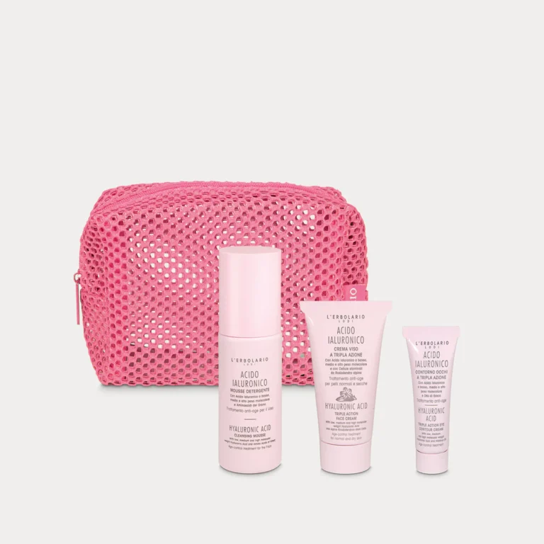 Комплект за път с Хиалуронова киселина 3 в 1 - Грижа за лицето Beauty Express L'Erbolario