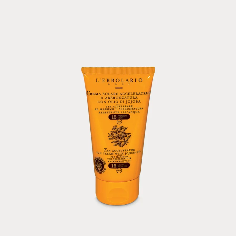 Слънцезащитен крем за ускоряване на тена SPF15 Слънце и свеж въздух L’Erbolario тубичка